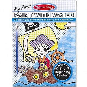 Набор - Впервые рисуем водой, 24 страницы, голубой (Melissa&Doug, 3184_md)